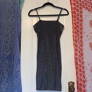 Forever 21 Metallic Knit Bodycon Dress
